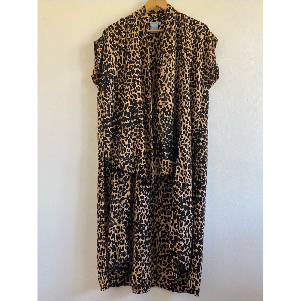 Bali Kim leopard Cover up One size Travel vacation Beachy